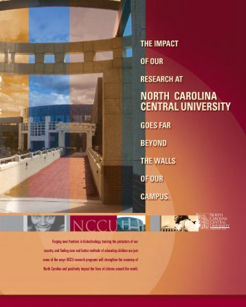 Research Brochure - North Carolina Central University