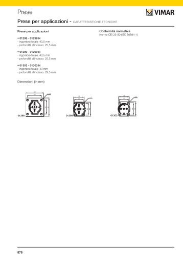 PT - Pagina tecnica (pdf) - Vimar
