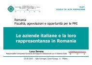Le aziende italiane e la loro rappresentanza in Romania