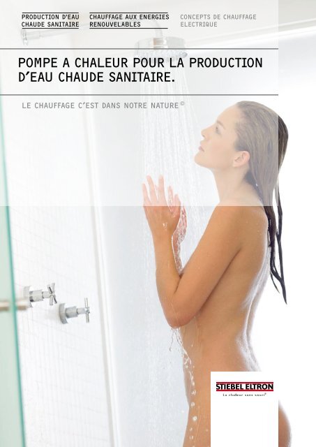 Pompe A Chaleur Pour la Production d'eau Chaude sanitaire.