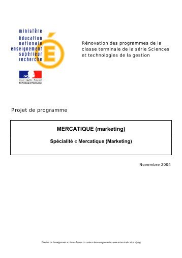 MERCATIQUE (marketing) - AcadÃ©mie de Nancy-Metz