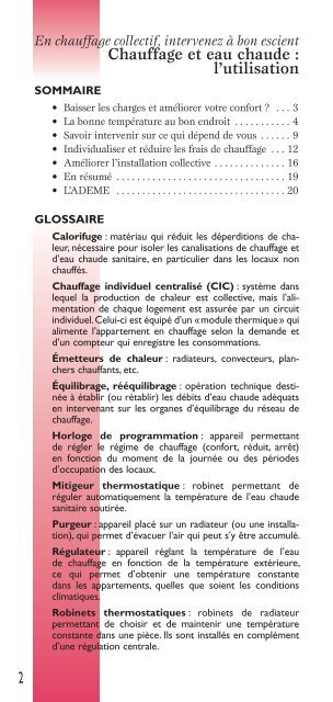 Chauffage et eau chaude : l'utilisation - Conseil général 43