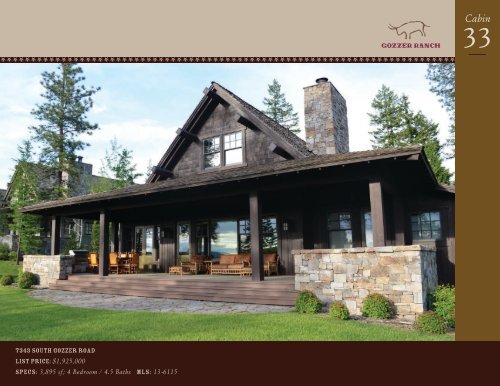 Download the Brochure - Gozzer Ranch