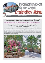 Mitteilungsblatt vom 13.03.2013 - Ortsverwaltung Konstanz ...