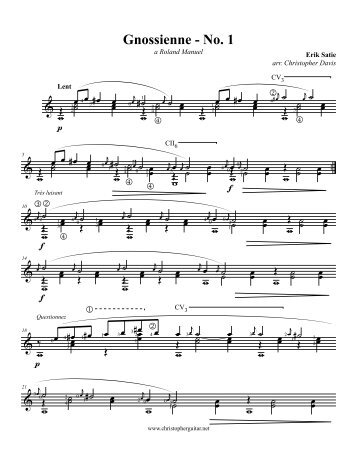 gnossienne 1 satie pdf gnossienne 1 satie pdf