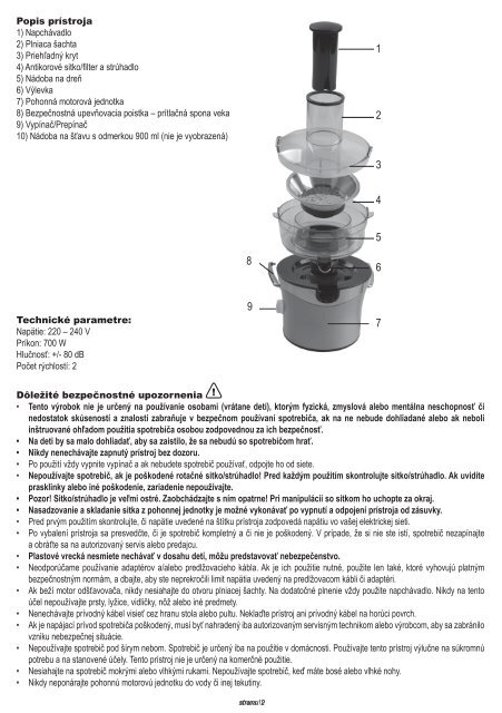 NÃVOD K OBSLUZE - EVA.cz