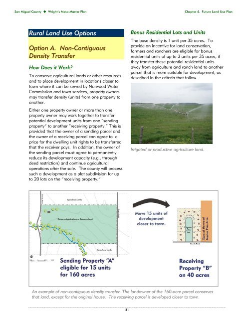 Wright's Mesa Master Plan - San Miguel County