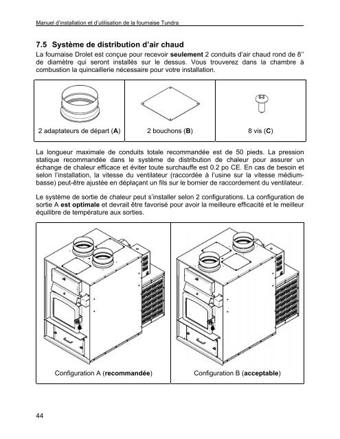 TÃ©lÃ©charger le manuel - Drolet