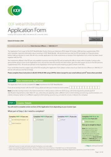 Application Form - IOOF Portfolio online > Login