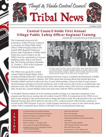 I N S I D E - Central Council Tlingit Haida Indian Tribes of Alaska