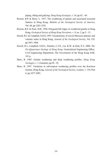 Hong Kong Geology Guide Book Geotechnical Engineering Office ...