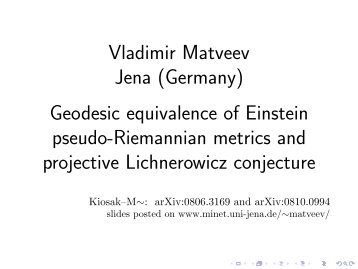 Projective transformation of pseudo-Riemannian manifolds