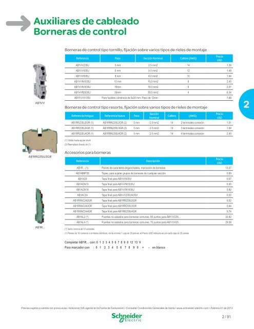 Lista de Precios General Ecuador 2013 (pdf) - Schneider Electric