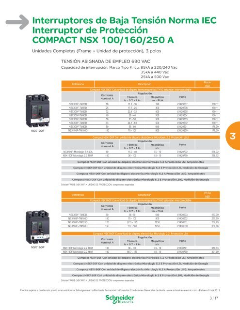 Lista de Precios General Ecuador 2013 (pdf) - Schneider Electric