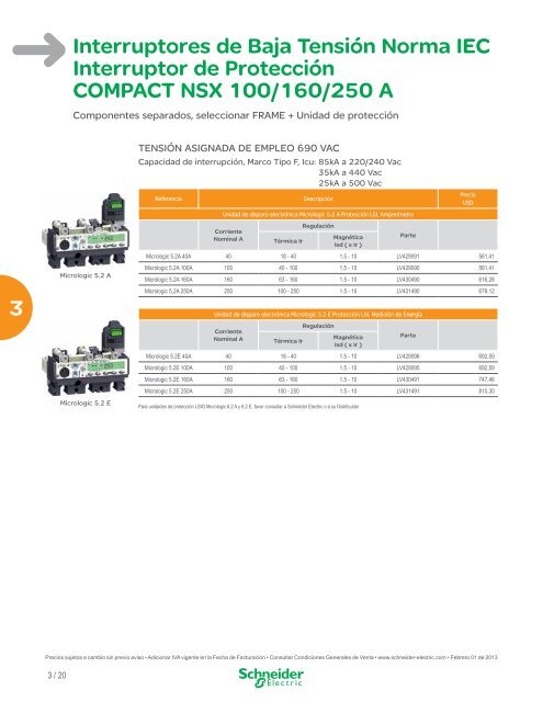 Lista de Precios General Ecuador 2013 (pdf) - Schneider Electric