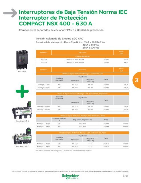 Lista de Precios General Ecuador 2013 (pdf) - Schneider Electric