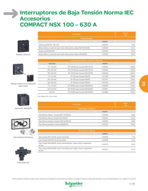 Lista de Precios General Ecuador 2013 (pdf) - Schneider Electric