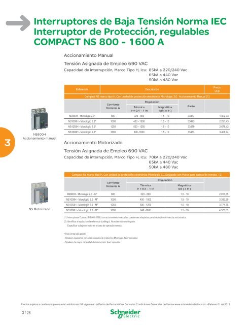 Lista de Precios General Ecuador 2013 (pdf) - Schneider Electric