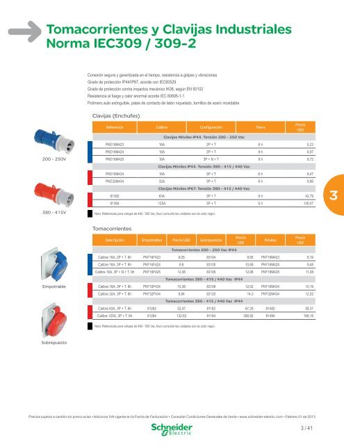 Lista de Precios General Ecuador 2013 (pdf) - Schneider Electric