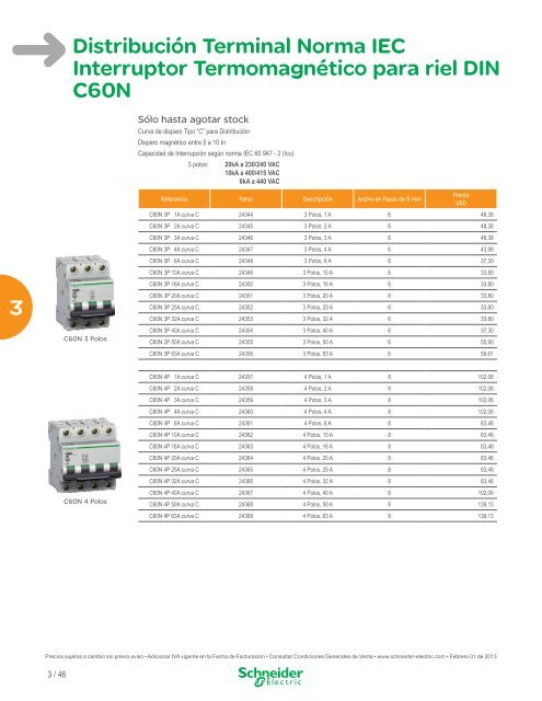 Lista de Precios General Ecuador 2013 (pdf) - Schneider Electric