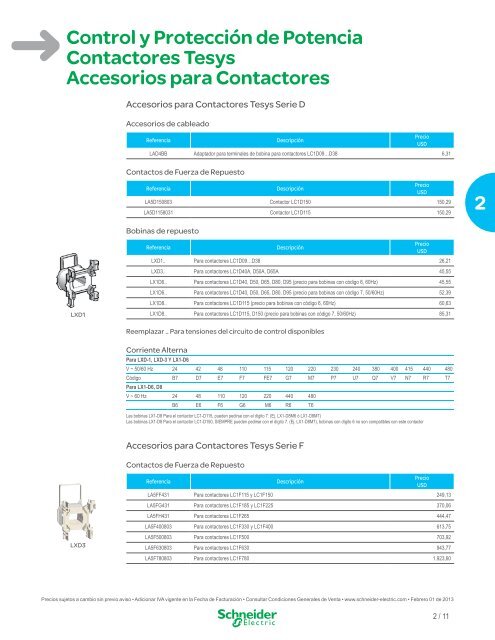 Lista de Precios General Ecuador 2013 (pdf) - Schneider Electric
