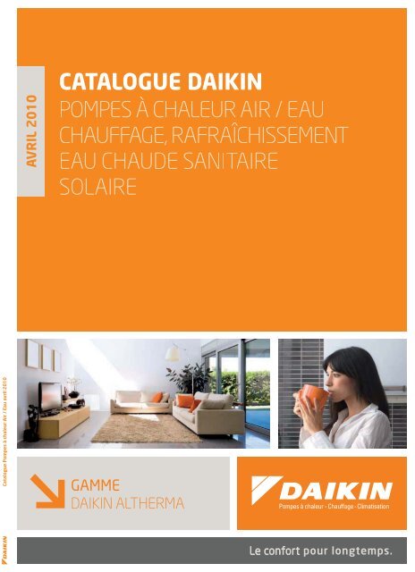 Catalogue Daikin Pompes A Chaleur Air Eau Chauffage