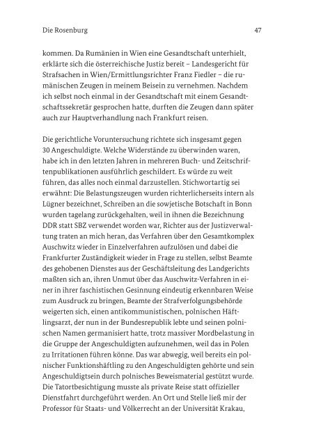 Die Rosenburg - Unabhängigen Wissenschaftlichen Kommission