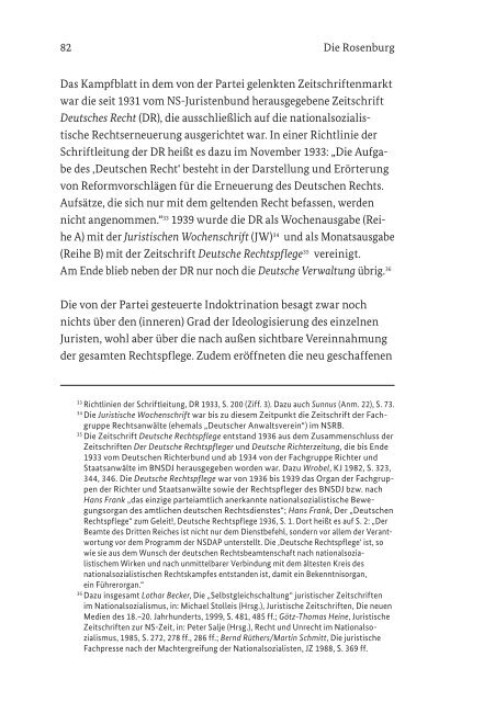 Die Rosenburg - Unabhängigen Wissenschaftlichen Kommission