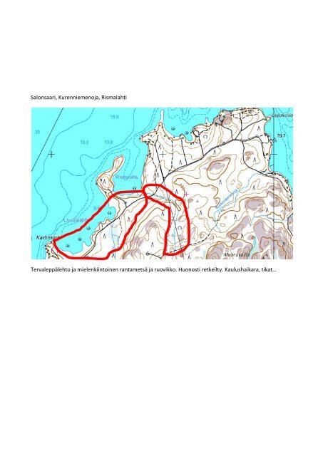 Hollola, Paimela, Pilkanmäet Vanhoja metsiä, Natura-alueita ... - Lahti