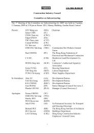 REVISED CIC/SBC/R/001/09 Construction Industry Council . 