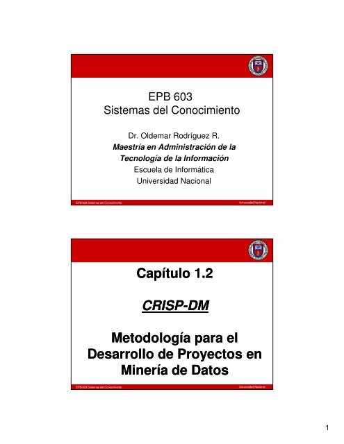 crisp-dm - Oldemar RodrÃ­guez Rojas