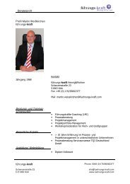 Beraterprofil Martin Weisskirchen - Coaching