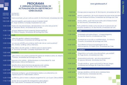 ii jornada internacional de actualizaciÃ³n en obstetricia y ginecologÃ­a