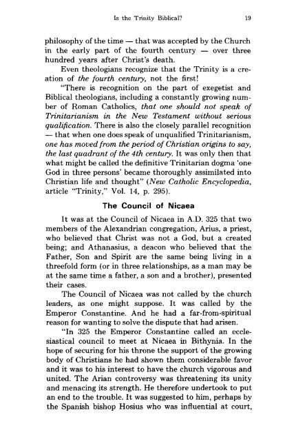 Is God A Trinity PDF - Church of God Faithful Flock