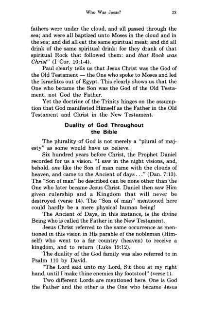 Is God A Trinity PDF - Church of God Faithful Flock