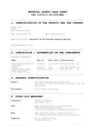 MATERIAL SAFETY DATA SHEET ISO 11014-1-91/155 ... - Master