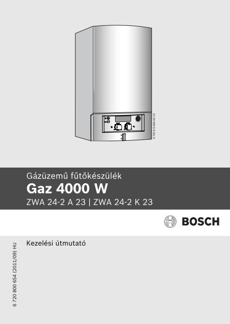 BOSCH Gaz 4000 W ZWA 24-2 K