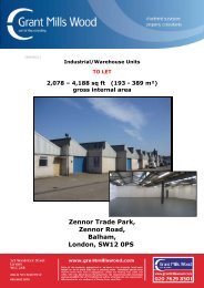 Zennor Trade Park, Zennor Road, Balham ... - Grant Mills Wood