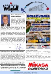 NEWS - Bremer Volleyball Verband