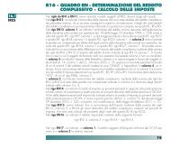r16 - quadro rn - determinazione del reddito complessivo - calcolo ...