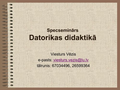 13_SeminÄrs_Datorikas_didaktika