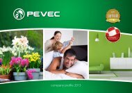 company profile 2013 - Pevec