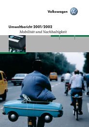 Volkswagen Umweltbericht 2001/2002 (deutsch) - Volkswagen AG