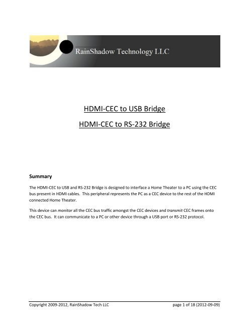 Hdmi cec usb outlet
