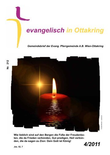 evangelisch in Ottakring - in der Markuskirche!