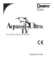 Directions For Use - Dentsply