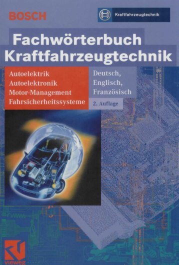 FachwÃ´rterbuch Kraftfahrzeugtechnik - Passat