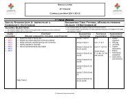 2nd Grade Curriculum Map 2011-12 - Lafayette Parish School System