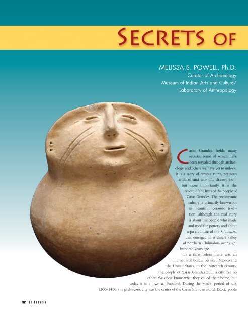 Secrets of Casas Grandes - El Palacio Magazine