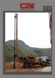 CZM TM300 truck mounted bored piling rig - AGD Equipment